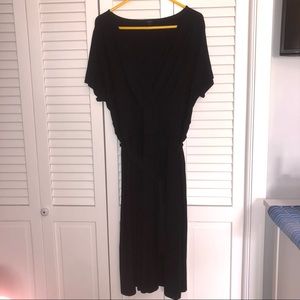 Beautiful black stretchy wrap dress